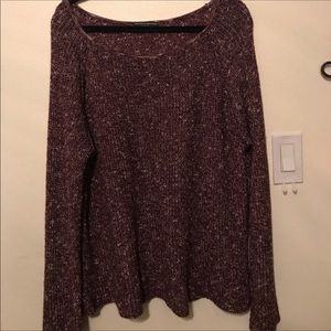 Brandy Melville Maroon Oversized Sweater